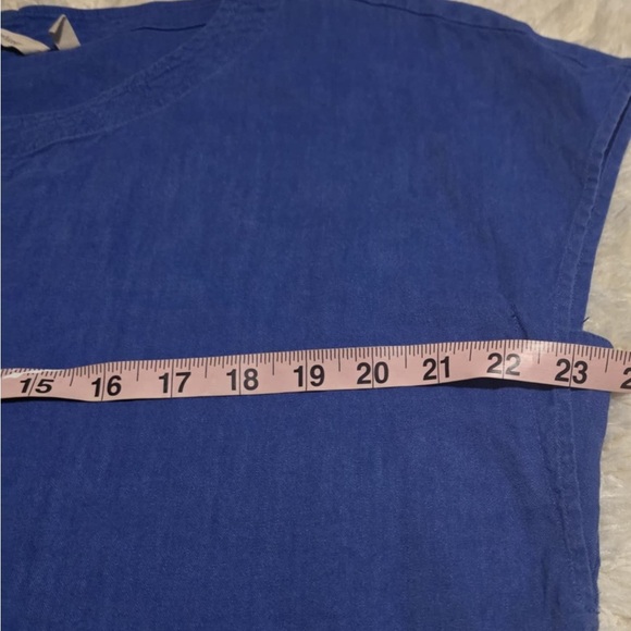 Soft Surroundings Blue Midi Dress Size XL EUC - Picture 5 of 8